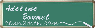 Adeline Bommel Visitenkarte